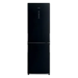 Hitachi 410 Liter Bottom Freezer Refrigerator, Double Door, Inverter Compressor, Color Black Model - RBG410PUK6XGBK - 1 Year Full 10 Years Compressor Warranty.