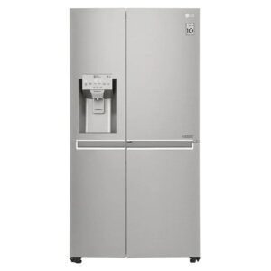 LG 700 Liter Side By Side Refrigerator, Door-in-Door, Water Dispenser, Inverter Linear Compressor, Hygiene Fresh+, Color Silver Model - GR-J257CLAV - International Version.