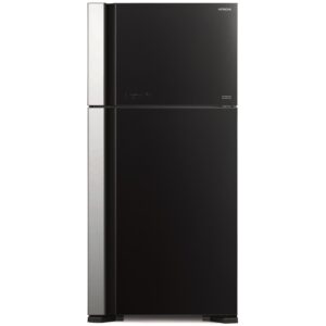 Hitachi 760 Liter Top Mount Refrigerator With Inverter Compressor Movable Twist Ice Tray Color Black Model - RV760PUK7KBBK - 1 Year Full 10 Years Compressor Warranty.