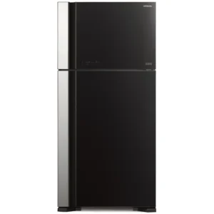 Hitachi 760 Liter Top Mount Refrigerator, Inverter Technology, Double Door, Dual Fan Cooling, Color Black Model - RVG760PUK7GBK - 1 Year Full 10 Year Compressor Warranty