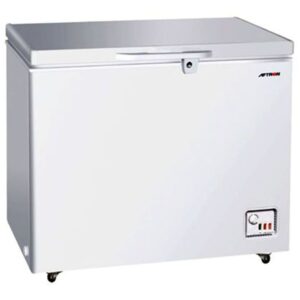 Aftron 220 Liter Chest Freezer Singe Door Mechanical Control R600A Gas Color White Model - AFF2220H - 1 Year Full 5 Year Compressor Warranty.
