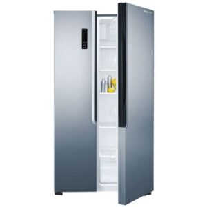 Super General 600 Liter Side By Side Refrigerator With Freezer, Digital Control Color Silver Model - SGR710SBSS - 1 Year Full 5 Year Compressor Warranty.