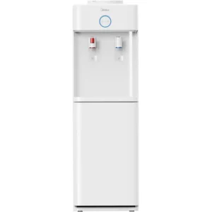 Midea 2 Tap Top Loading Water Dispenser, Large Cabinet, Hot/Cold Temperature, Floor Standing, Color White Model - YL2436S-W(W)-G - 1 Year Full 5 Year Compressor Warranty