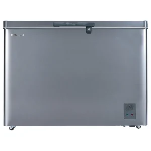 Nobel 350 Liter Single Door Chest Freezer White Coated Liner External Handle R600a Inside Condenser Silver Grey Model - NCF425E - 1 Year Full 5 Year Compressor Warranty.