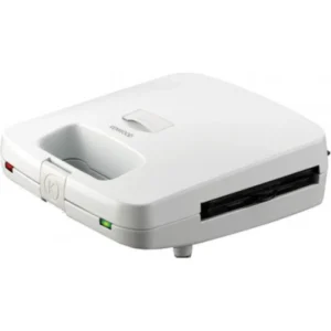 KENWOOD 2-in-1 Sandwich Maker &  Grill with 2 Sets of Non Stick Multifunctional Plates for Grilling and Toasted Sandwiches White Model - SM640 - 1 Year Warranty.
