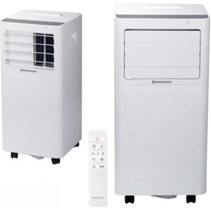 Westpoint 1 Ton Portable Air Conditioner 12000BTU T3 R410a Rotary Compressor White Model- WPT-1224.LRC  | 1 Year Full And 5 Years Compressor Warranty