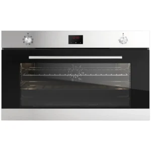 Baumatic 90cm Built in Electric Fan Oven & Grill, 125L, Stainless Steel, Model - BMEO96E9-2 - 1 Year Warranty.