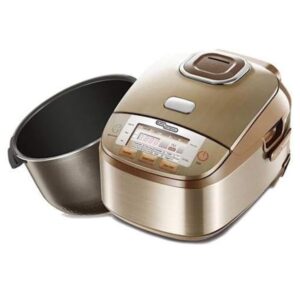 Super General 2.5 Liter Electric Rice Cooker with Multi functions Corded Electric Color Gold Model SGMC05M | 1 Year Warranty.