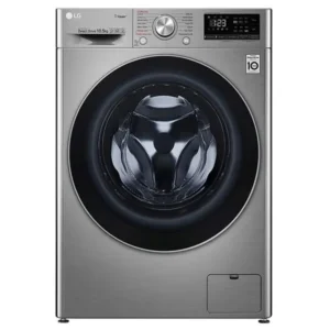 LG 10.5 Kg Front Load Washing Machine, 1400 RPM, ThinQ, AI DD Technology, Color Silver Model - F4V5RYP2T - International Version