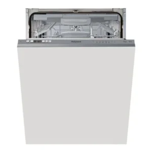 Ariston Built In Dishwasher, 14 Place Settings, 7 Programs, Fully Integrated, 3 Racks, Inverter Motor With Fast Wash and 3D Zone Wash Color Silver Model - LIC3C26WF - 1 Year Warranty.