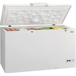 Haier 590 Liter Chest Freezer, Single Door, Inverter Compressor, Mechanical Temperature Control, Color White Model - HCF590V - 1 Year Full 5 Year Compressor Warranty.