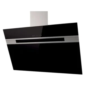 Baumatic 90Cm Designer Wall Mounted Hood Touch Control Black Model BMECH9WVBL-3 | 1 Year Warranty.