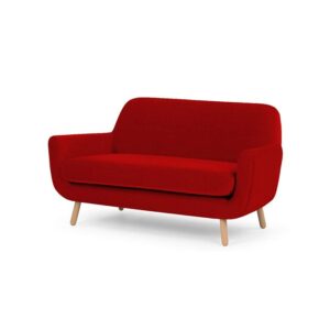 Galaxy Design Velvet Series 2-Seater Sofa – Jonah Design in Red Color GDFVLV-JNH-564-232S
