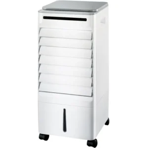 Nobel 6L Air Cooler, Water Tank, 3-Speed, Ionizer, Auto Swing, 7.5H Timer, Efficient Cooling, Purified Air, Compact Design With Remote White Model - NAC30R - 1 Year Warranty.