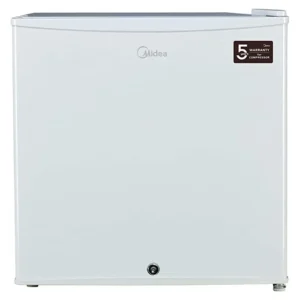Midea 65 Liter Single Door Mini Refrigerator Manual Defrost Color White Model - HS65L - 1 Year Full 5 Year Compressor Warranty.