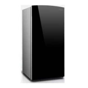Super General 170 Liter Single Door Refrigerator, Compact Design, Beverage-Fridge with mirrored Door, Color Black/Silver Model - SGR186 | 1 Year Full 5 Year Compressor Warranty.