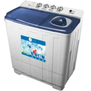 AFRA 18 kg Top Load Semi Automatic Twin Tub Washing Machine, 680W Motor, Air Dry Function, White and Blue Model - AF-1802TTWB - 1 Year Warranty