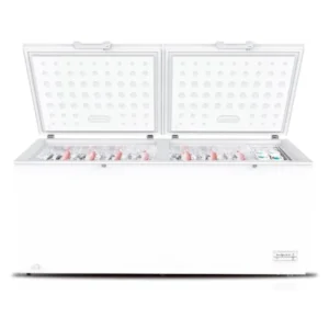 Candy 800 Liter Double Door Chest Freezer White Model CHCH800LEG | 1 Year Full 5 Year Compressor Warranty