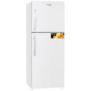 Super General 250L Top Mount Compact Double Door Refrigerator-Freezer, No Frost Technology, LED light, White Model SGR260W | 1 Year Full 5 Year Compressor Warranty.