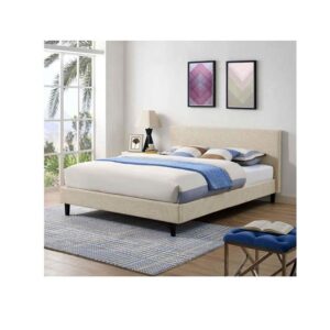 Galaxy Design Bed Color Beige Size (180x200)
