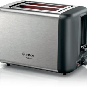 Bosch Compact Toaster DesignLine Silver Model-TAT3P420 | 1 Year Brand Warranty.