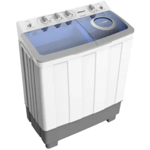 Nobel  9 Kg Semi-Automatic Washer Twin Tub 1300RPM Self Clean, Delay Function, Child Lock, White Model - NWM1000RH - 1 Year Warranty.
