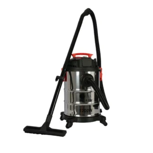 AFRA Wet & Dry Vacuum Cleaner | 1200W Power, 20L Capacity, 2-in-1 Brush & Nozzle, 3.5m Cord, Stainless Steel Body | Model AF-1200VCSS | 2 Years Warranty
