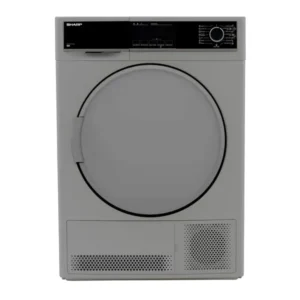 Sharp 9 Kg Condenser Dryer, 15 Programs, LED Touch Display, Color Silver Model - KDFCS9113CZS - 1 Year Warranty.
