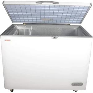 Akai 350 Liter Chest Freezer Single Door Thermostat Adjustable Lock White Model - CFMA-355CE-AR6 - 1 Year Full 5 Years Compressor Warranty.