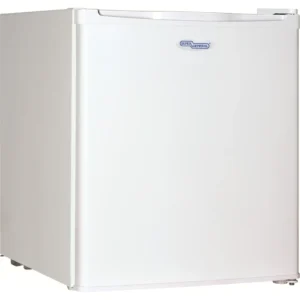 Super General 50 Liter Compact Mini Refrigerator Beverage-Fridge with Child Lock Shelf Freezer-Box reversible door Color White Model - SGR035H  | 1 Year Full 5 Year Compressor Warranty.