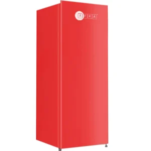 AFRA 220L Single Door, Refrigerator, Manual Defrost, Silent Mode, High Efficiency Compressor ,Red Model - AF-1900SDWH - 1 Year Full 5 Year Compressor Warranty,