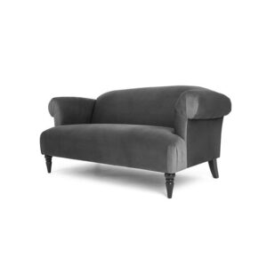 Galaxy Design Velvet Series 3-Seater Sofa - Claudia Design, Velvet Fabric, Pure Wood Base, Grey Color GDFCLD-564-18