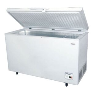 Super General 550 Liter Single Door Chest Freezer Rectangular Deep-Freezer with Sliding glass door Color White Model - SGF544M -1 Year Full 5 Year Compressor Warranty.