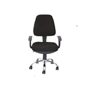 Office Chair with Wheels - Black by Galaxy