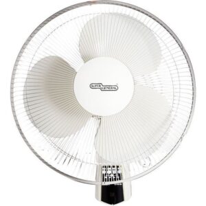 Super General 16 inch Corded Electric Wall Fan with Remote Color White Model - SGWF16MR - 1 Year Warranty.