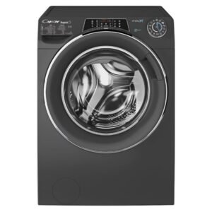 Candy 11 Kg Front Load Rapido Washing Machine Wifi+BT Steam Mix Power System 6 Digit Display 1400 RPM Color Silver Model - RO16116DWHR7R-19 - 1 Year Warranty.