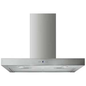 Baumatic 60cm Wall Mounted Chimney Cooker Hood Electronic Touch Blue LED Control, Twin Aluminium Washable Grease Filters Stainless Steel Model BMECH6WSS-2 | 1 Year Full Warranty.