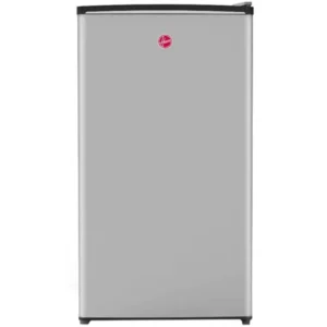 Hoover 118L Single Door Small Refrigerator Compact Refrigerator with Freezer Compartment Mechanical Control Adjustable Thermostat Security Lock Defrost Feature Silver Model HSD-K118-S | 1 Year Full 5 Year Compressor Warranty.