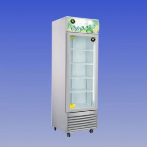 Emelcold 450 L Upright  Single Door Bottle Chiller No Frost Adjustable Temperature White Model - FCLD60A - 1 Year Full 5 Year Compressor Warranty.