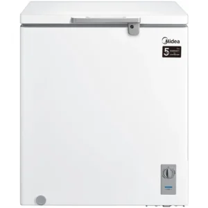 Midea 186 Liters Chest Freezer Single Door Manual Defrost Adjustable Thermostat White Model  - HS186CN - 1 Year Full 5 Years Compressor Warranty
