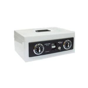 Galaxy Design Cash Box - Secure and Compact, White SC-300