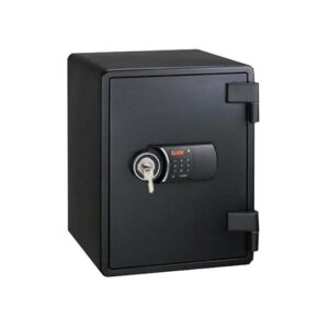 Galaxy Design YES-031DK Fire Resistant Safe – Digital & Key Lock, Black
