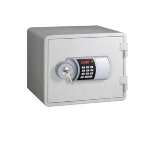 Galaxy Design Fire Resistant Safe, Digital & Key Lock, White YESM-020K