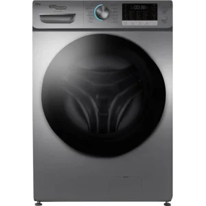 Super General 18 Kg Front Load Washing Machine, Inverter Motor, 1400 RPM, Steam Function, 12 Washing Programs, Auto Sensing, Digital Display, Silver Model - SGW18400INVS - 1 Year Warranty.