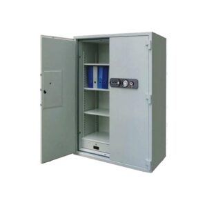 GALAXY DESIGN Fire Resistant Safe Cabinet, 2 Key Lock, Grey SS-700