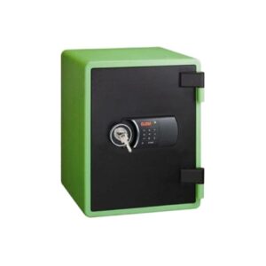 GALAXY DESIGN Fire Resistant Safe, Digital & Key Lock, Green YES-031DK