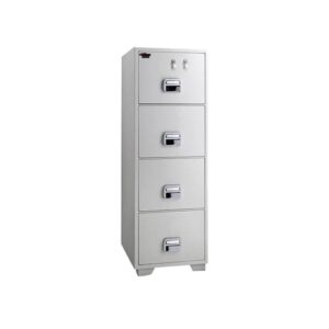 GALAXY DESIGN Fire Resistant Filing Cabinet, 4 Drawers, 2 Key Lock SF-750-4TKX