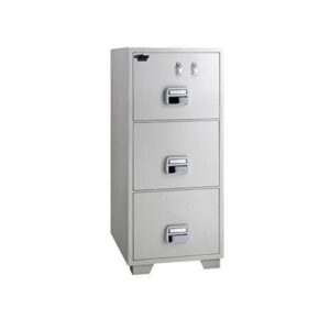 GALAXY DESIGN Fire Resistant Filing Cabinet, 3 Drawers, 2 Key Lock SF-750-3TKX