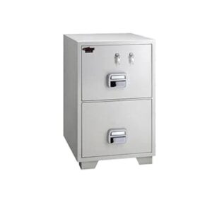 GALAXY DESIGN Fire Resistant Filing Cabinet, 2 Drawers, 2 Key Lock SF-750-2TKX