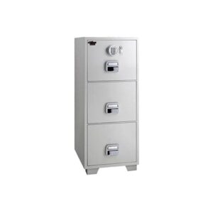 Galaxy Design Fire Resistant Filing Cabinet, 3 Drawers, Digital & Key Lock SF-680-3EKX
